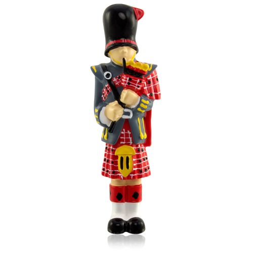 Scottish Large Piper Magnet