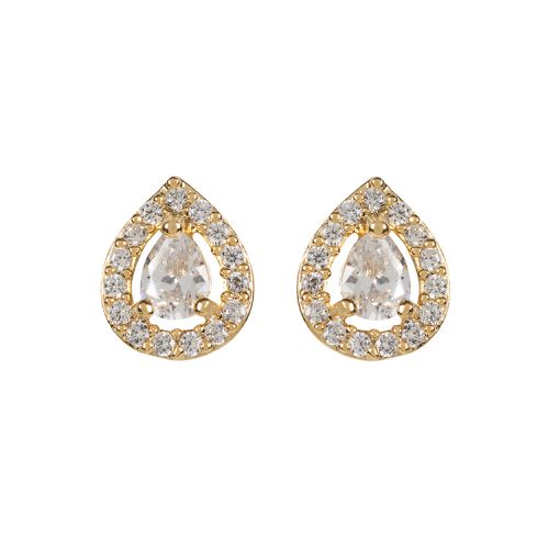 Gold Teardrop Earrings