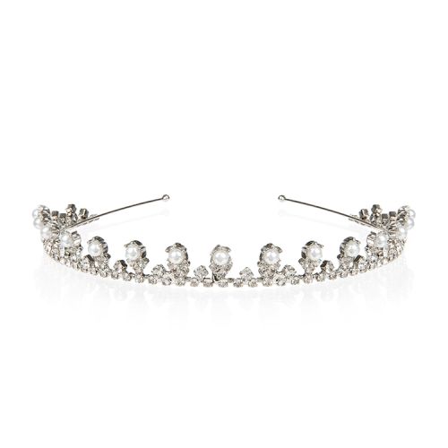 Buckingham Palace Pearl and Crystal Tiara