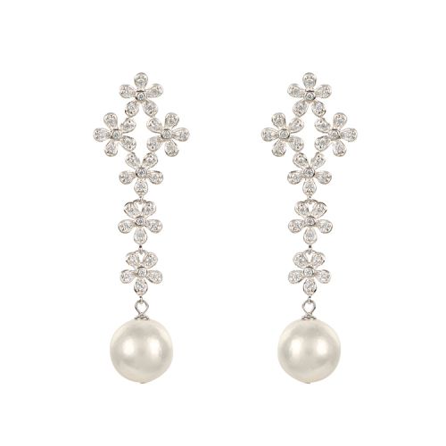 Floral Drop Earrings