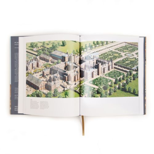 Cover of St James's Palace: From Leper Hospital to Royal Court book. Image shows the front of St James's Palace from the street.