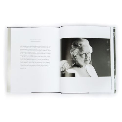 Front cover of book with a picture of Queen Elizabeth II in a pink hat and coat. 1966 - 2022 written at the bottom.