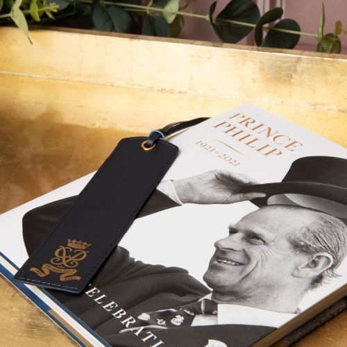 Book cover featuring a black and white image of Prince Philip, The Duke of Edinburgh
