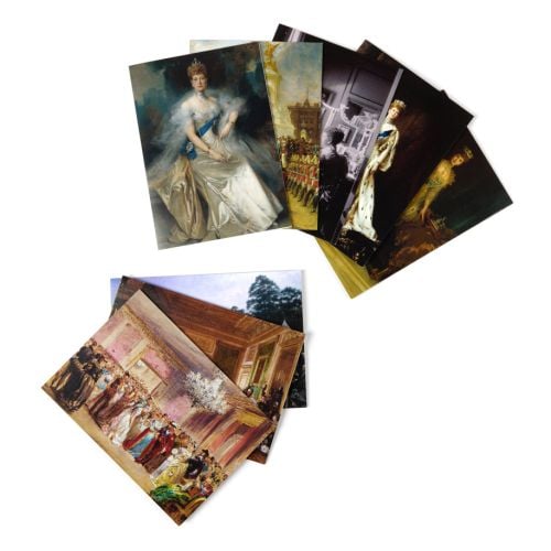 Edwardians Age of Elegance card pack featuring an image from the exhibition. 